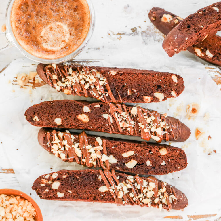Hazelnut Chocolate Biscotti