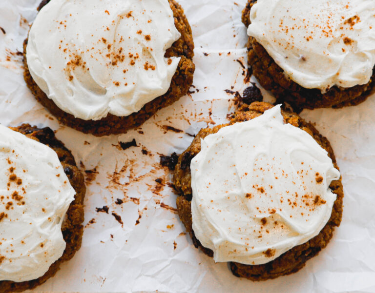 Giant Pumpkin Chocolate Chip Cookies